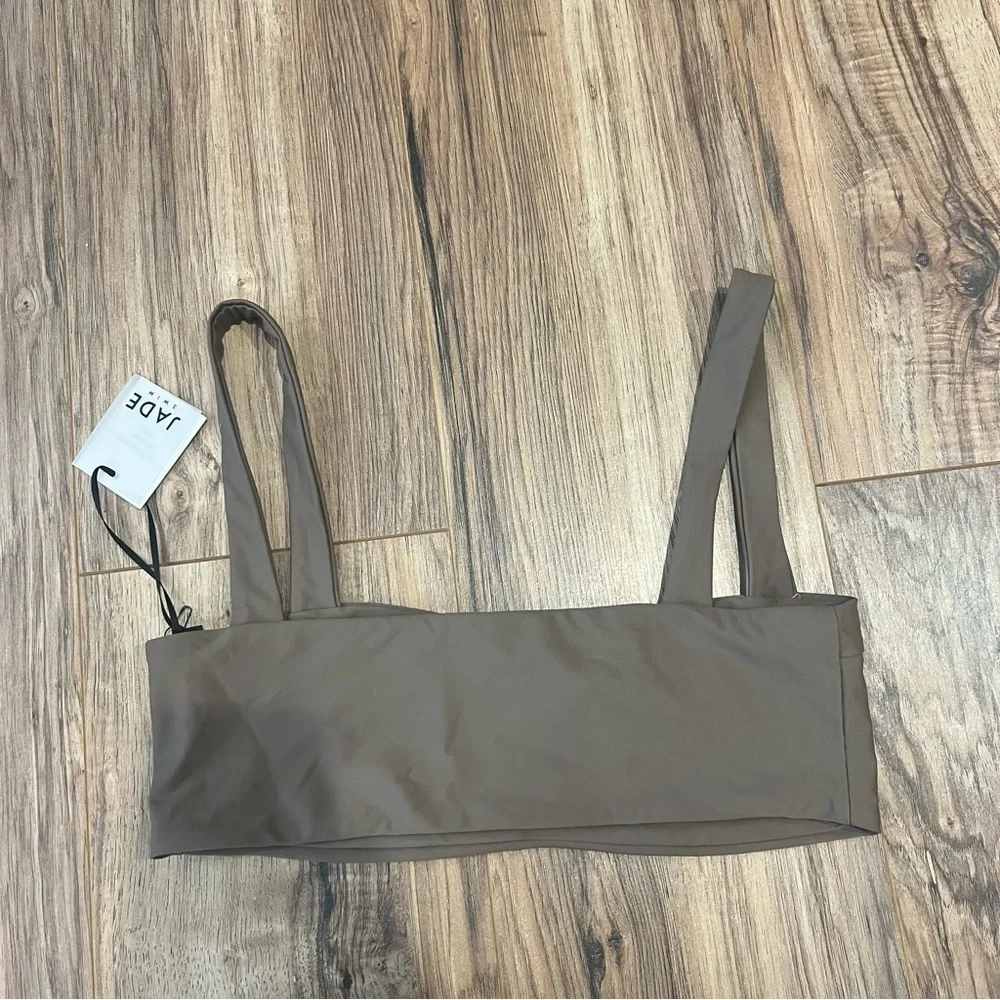 NWT Jade Swim Coast Swim Top in Nude